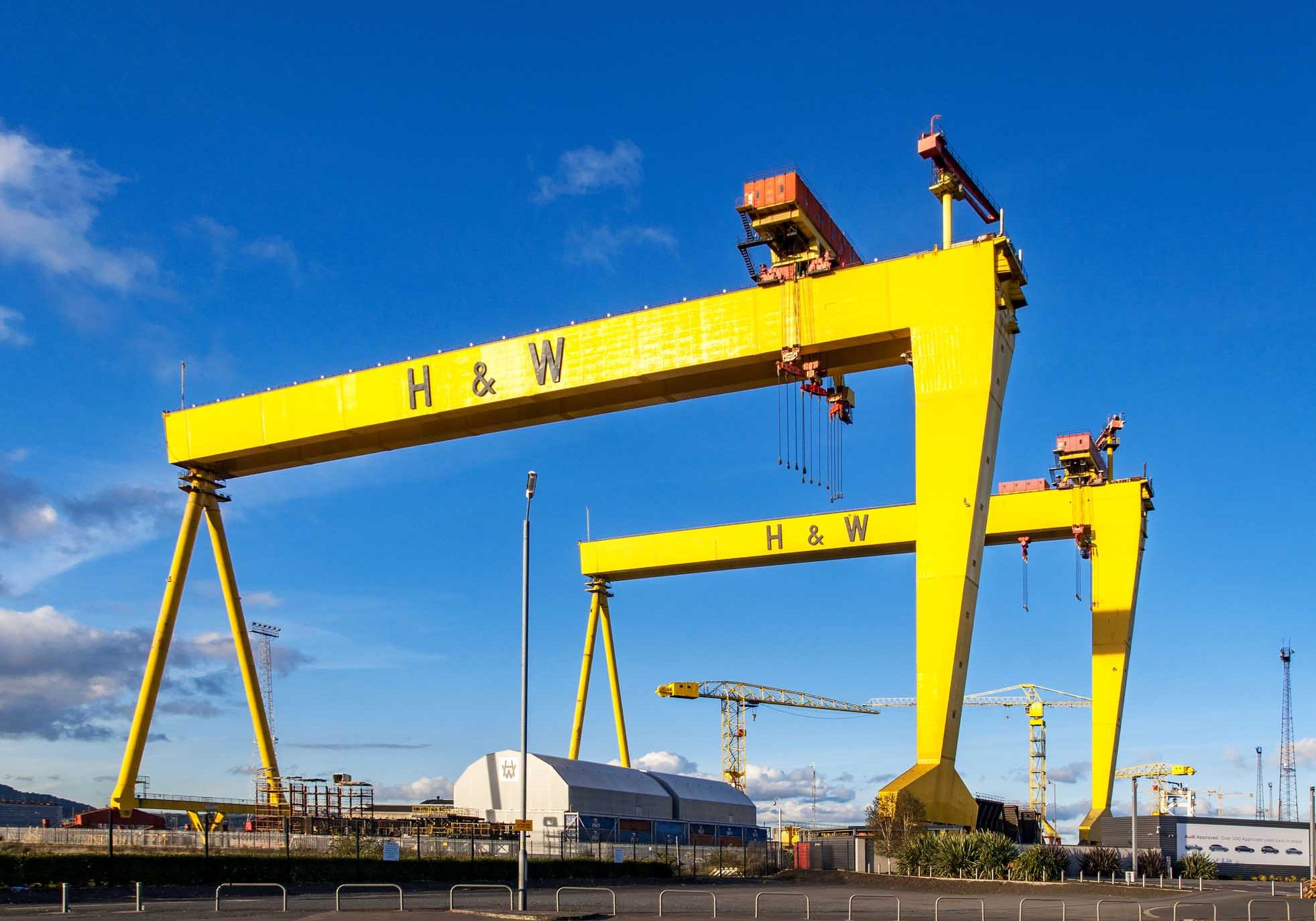 Harland & Wolff Cranes Belfast Northern Ireland Belfast Private Tours